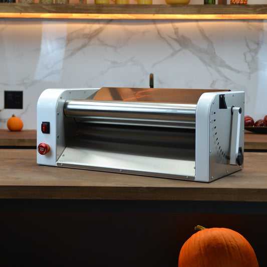 Electric Dough Sheeter – Perfect for Sugar Cookies, Fondant, Pastry & More – Made for Home Bakers & Small Businesses - White