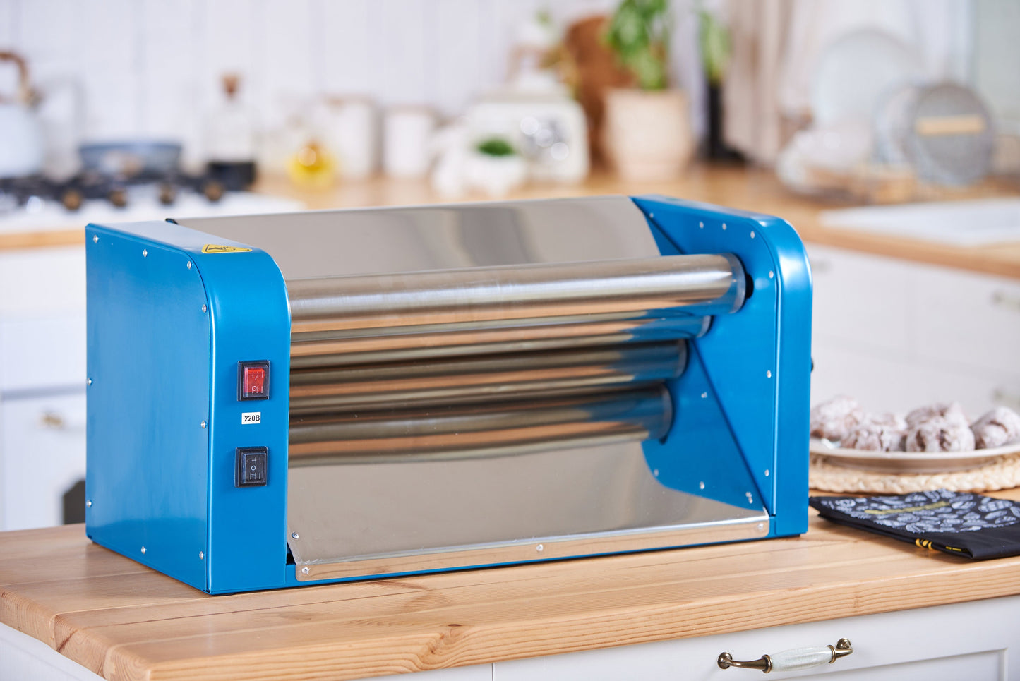 Electric Dough Sheeter – High-Capacity Dough Rolling Machine for Pizza, Pastry, and More – Ideal for Home and Commercial Kitchens